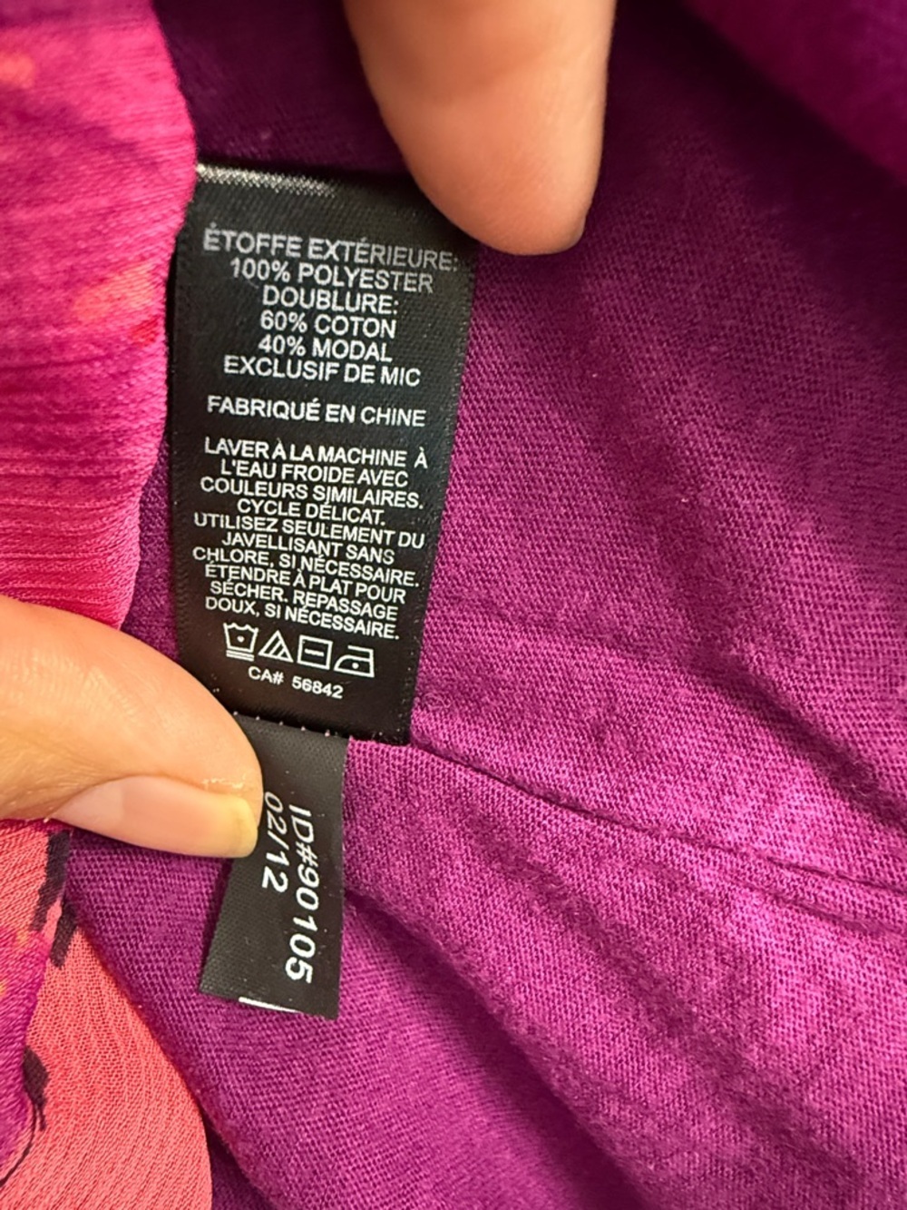 Express Fuchsia & Magenta Floral Lace-Back Camisole - Picture 6 of 10
